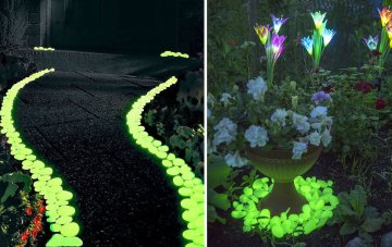 Pietricele decorative fluorescente