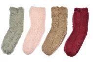 Ciorapi călduroși cu talpă antiderapantă pentru femei VIRGINA HA7703 - 1 pereche, mărimea 38-41