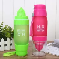 Sticlă cu storcător - Juice Bottle 650 ml, portocaliu