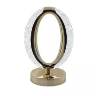 Lampa LED ovală reincarcabila de birou - efect de cristal