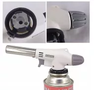 Arzător automat cu cartuș de gaz cu aprindere