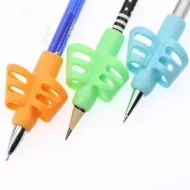 Suport ergonomic pe creion pentru o scriere confortabilă - 3 buc 