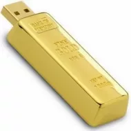 Unitate flash USB - 16 GB - bara de aur