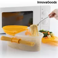 Dispozitiv pentru gătit paste pentru microundă - cu accesorii și rețete - 4 în 1 - InnovaGoods