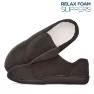 Papuci de casă cu spumă de memorie Relax Foam, mărimea L (28 cm)