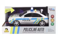 Mașină de poliție cu descriere și sunete în cehă, 24cm