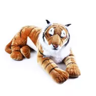 Tigru plușat culcat 92 cm 