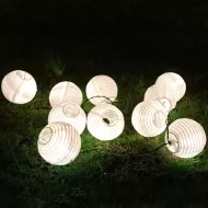 Lanț cu LED-uri solare - lampioane