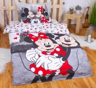 Lenjerie de pat din bumbac - Minnie în New York - 140 x 200 cm - Jerry Fabrics