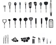 Set de 40 de ustensile de bucătărie