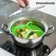 Aparat din silicon pentru gătit la aburi pliabil InnovaGoods