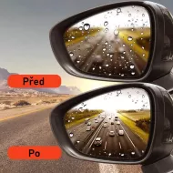 Folie pentru oglinzi retrovizoare împotriva picaturilor de ploaie - 2 buc