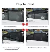 Jaluzele universale pentru geamurile laterale auto - set 2 buc
