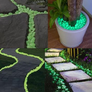Pietricele decorative fluorescente Pietricele decorative fluorescente
