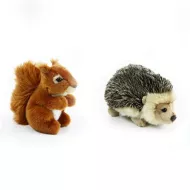 Seria animale de pădure (veveriță, bursuc, arici) - 16 cm, 1 bucată - alegere aleatorie