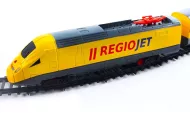 Trenuț RegioJet cu sunete și lumini - model funcțional