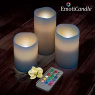 Lumânări LED EmotiCandle (pachet de 3)