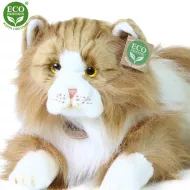 Pisică persană plușată culcată 35 cm 