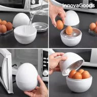 Fierbător de ouă pentru cuptorul cu microunde cu carte de rețete - InnovaGoods
