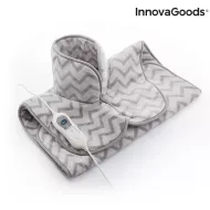 Pernuță electrică pentru gât, umeri și spate InnovaGoods 60x90 cm, 100W - gri