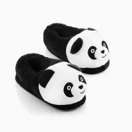 Papuci pufoși urs panda, mărimea 41-42