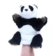 Marionetă de mână plușată panda 28 cm 