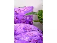 Lenjerie de pat din microflanel FENELLA violet, 140x200/90x70 cm