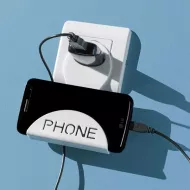 Suport pentru Încărcarea telefonului mobil phone - albe