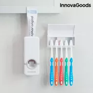 Dozator de pastă de dinți cu suport pentru periuțe - InnovaGoods