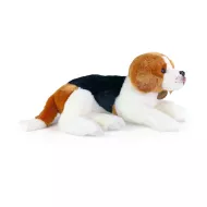 Câine plușat beagle culcat, 38 cm 