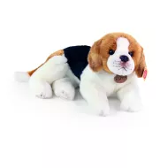 Câine plușat beagle culcat, 38 cm 
