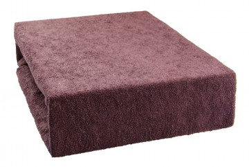 Cearșaf plușat 160x200 cm - maro închis Cearșaf plușat 160x200 cm - maro închis