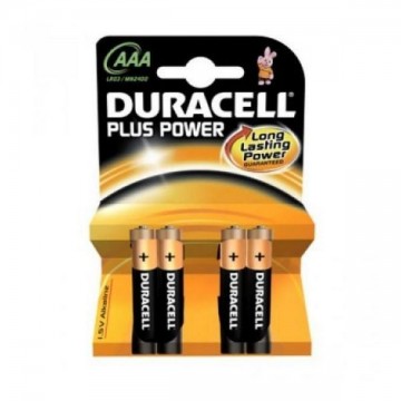 DURACELL DURLR3P4B - 4x AAA baterii alcaline DURACELL DURLR3P4B - 4x AAA baterii alcaline