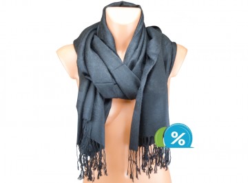 Eșarfă cu ornamente - negru Eșarfă cu ornamente - negru