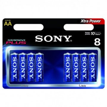 Sony Stamina Plus AM3-B8D, 1,5 V - 8x AA baterie alcalină Sony Stamina Plus AM3-B8D, 1,5 V - 8x AA baterie alcalină