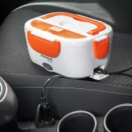 Cutie pentru încălzirea alimentelor în mașină - 40 W - 12 V - albportocaliu - InnovaGoods