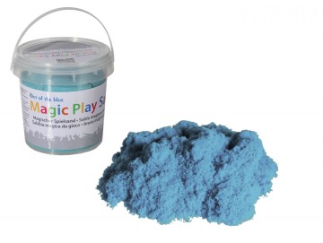 Nisip magic - găletușă 1kg - albastru Nisip magic - găletușă 1kg - albastru