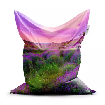 Sac de șezut - Câmp de lavandă - 150 x 100 cm - Sablio