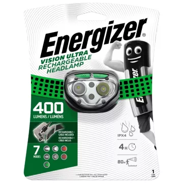 Far reîncărcabil - Headlight Vision Rechargeable - 400 lm - Energizer