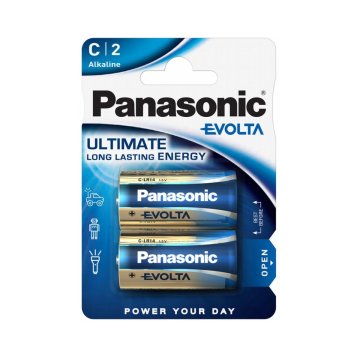 Panasonic Evolta LR14EGE/2BP, 1.5V - 2x baterii C