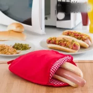 Pungă pentru gătit hotdogi la cuptorul cu microunde