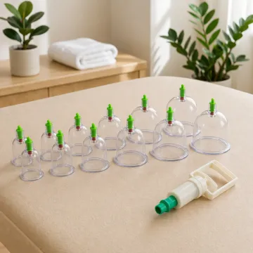 Ventuze medicinale cu vacuum - 12 buc