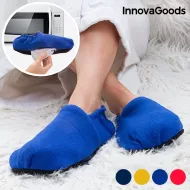 Papuci de casă cu încălzire la microunde InnovaGoods - albastru