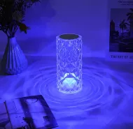 Lampă tactilă LED din cristal  cu 16 culori