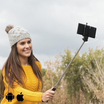 Selfie-uri cu cablu - negru Selfie-uri cu cablu - negru