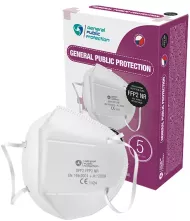 Mască cu filtru cehă clasa 2 NR - GPP2 (CE) - 1 buc - alb - General Public Protection