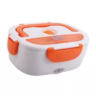 Cutie de încălzire pentru prânz YS-001/YY-3166 cu sursă de alimentare de 220 V - portocaliu