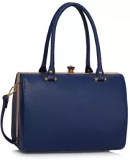 LS Fashion Geantă elegantă LS00510 - albastru întunecat