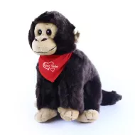 Maimuță plușată cu batic 20 cm 