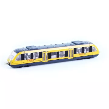 Tren galben RegioJet regional metal/plastic